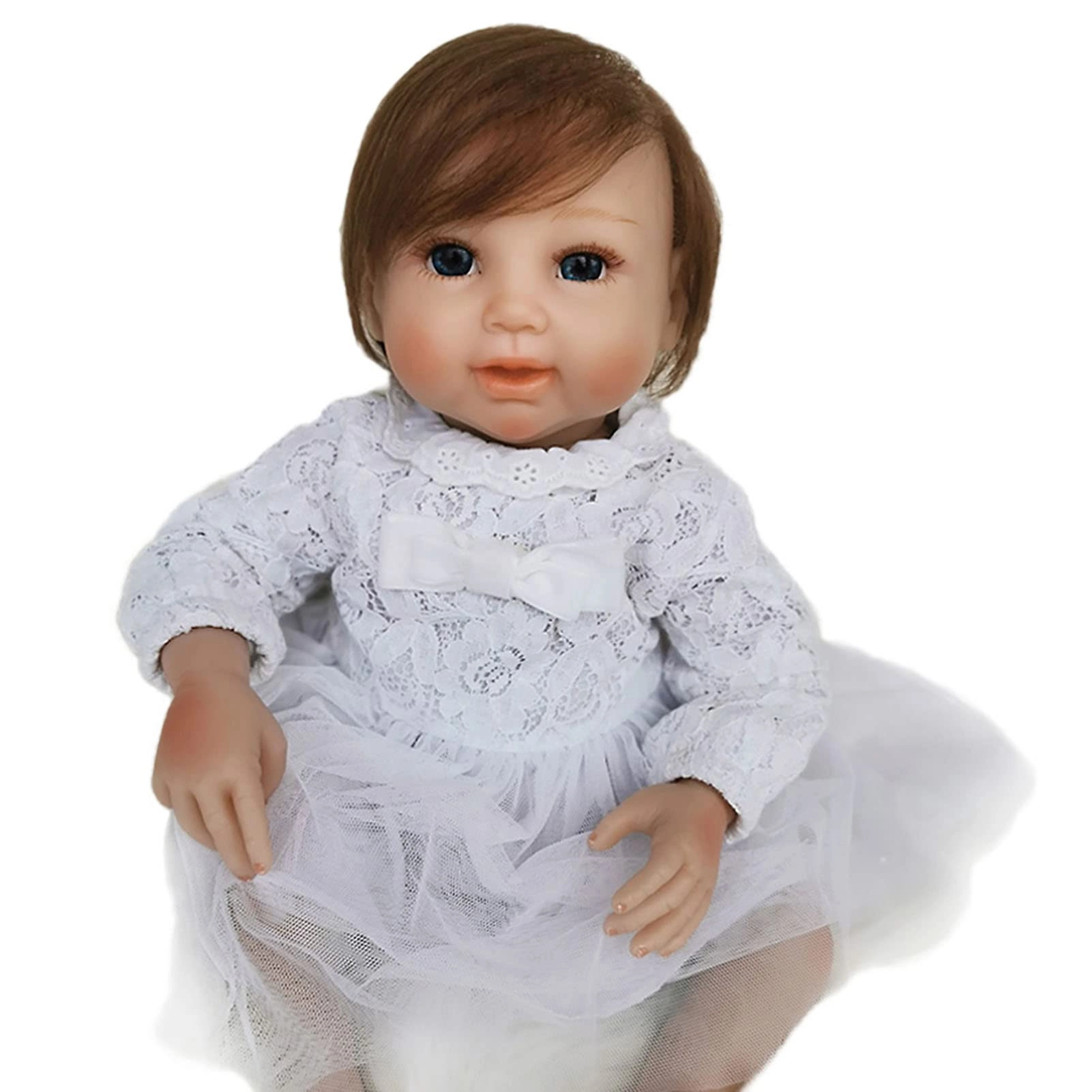 F&FSH Rebirth Baby Doll - 20 Inch Vinyl Cotton Body Blue Eyes