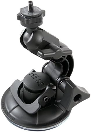 Fat Gecko Mini - black Suction Cup 360 Degree tilt