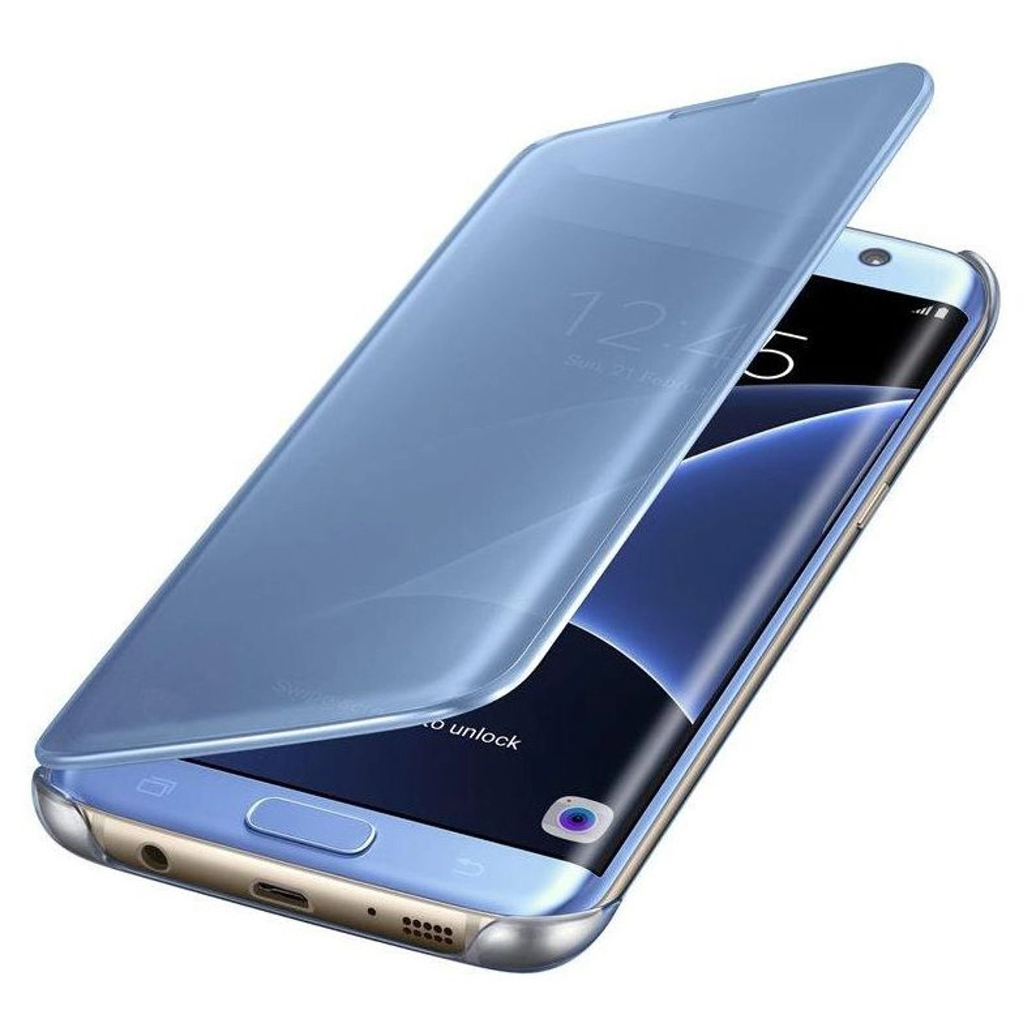 Clear View Cover for Galaxy S7 Edge