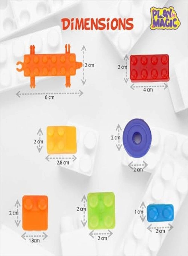 Building Blocks with Wheels - 380 pcs