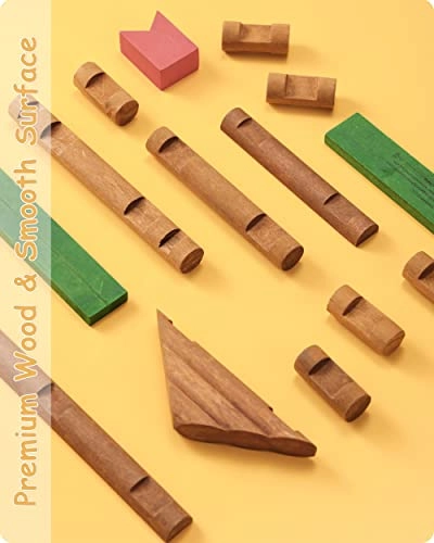 Wooden Log Cabin Set (20-353) - 300 PCS 3+ Kids