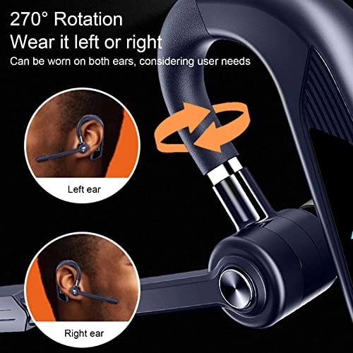 Single Ear Bluetooth Earpiece - Wireless Headset