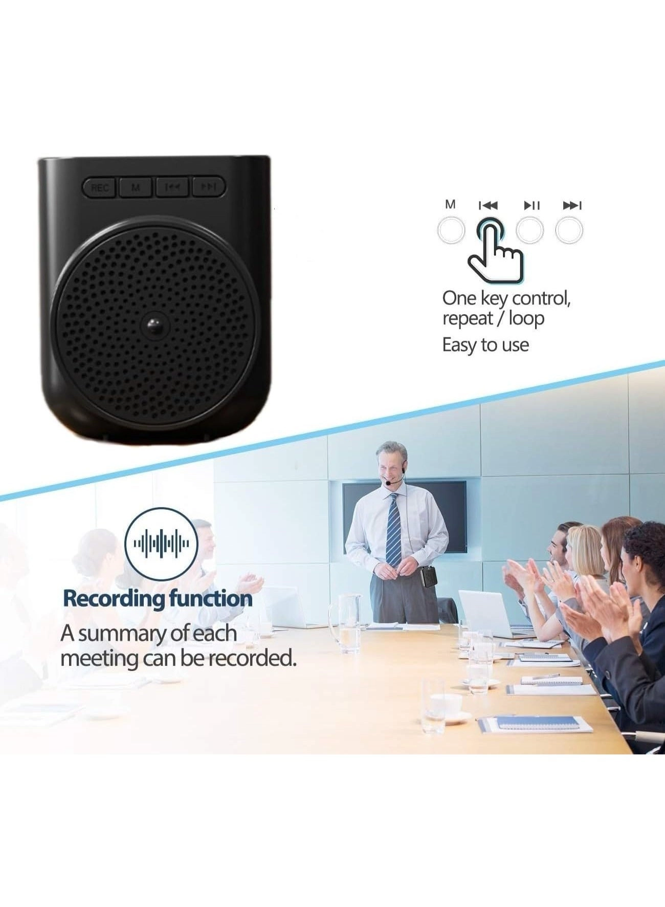 Mini Voice Amplifier - Wired Bluetooth