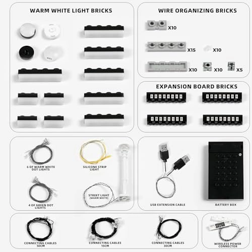 2.0 Light Kit - LED Compatible with Lego 77072