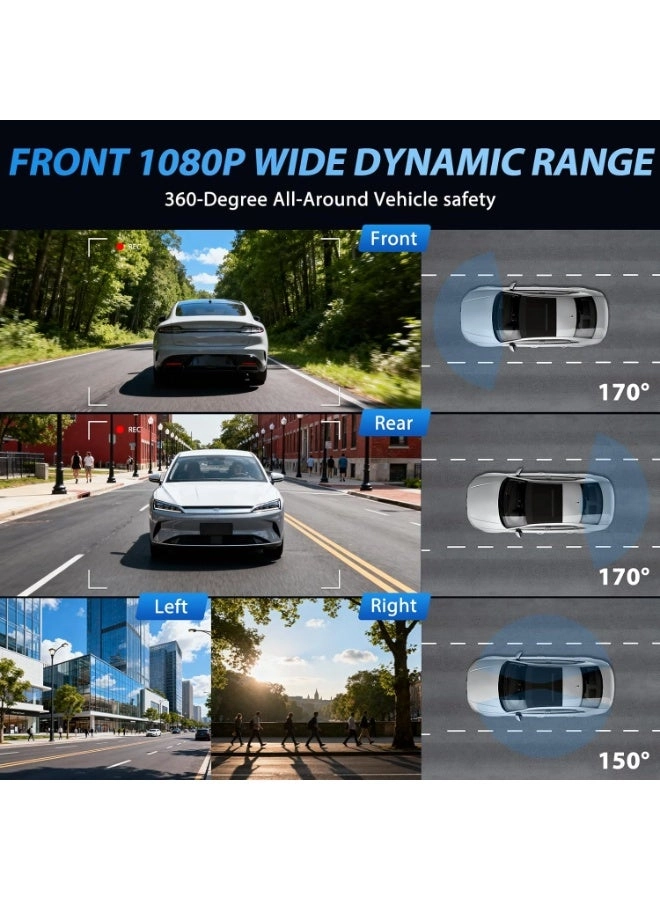 360 Car Dash Cam - 1080Px4