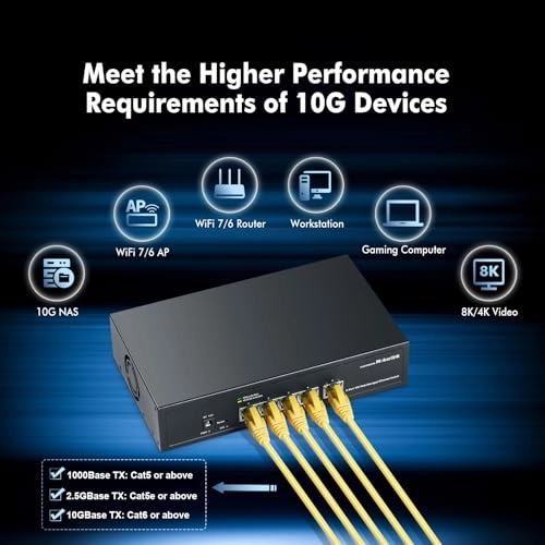 5*10G Managed - 5-ports