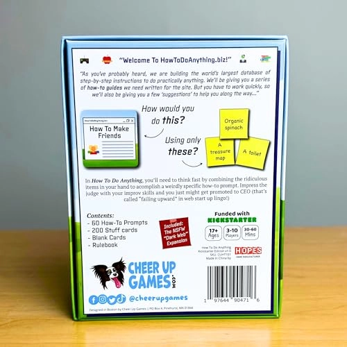 How To Do Anything: The Hilarious Pitching Party - Card Game