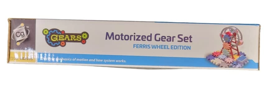 Motorized Gear Set - Engineering Science Technology Mathematics - 3 months and up 33 pieces