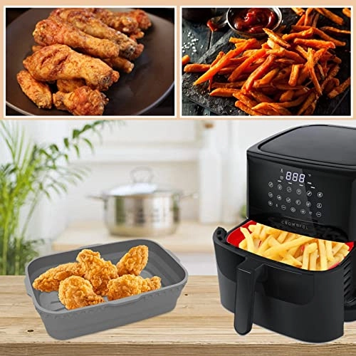 Foldable Air Fryer Liner - food-grade silicone 2Pcs