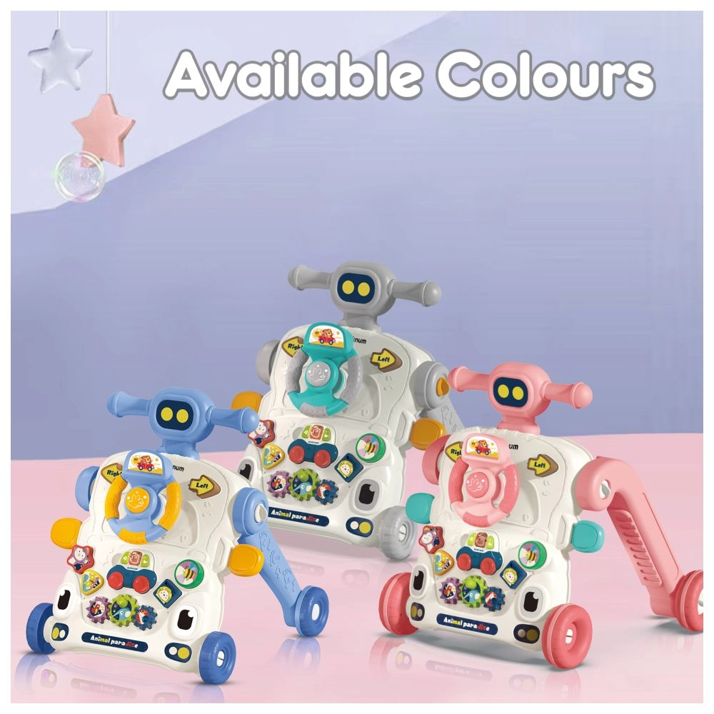 3-in-1 Baby Walker - Musical Keyboard Learning Table Mode