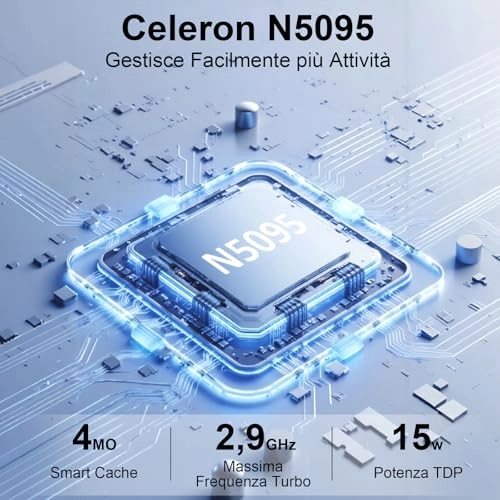 Laptop - 14'' Celeron N5095 8GB DDR4 256GB SSD