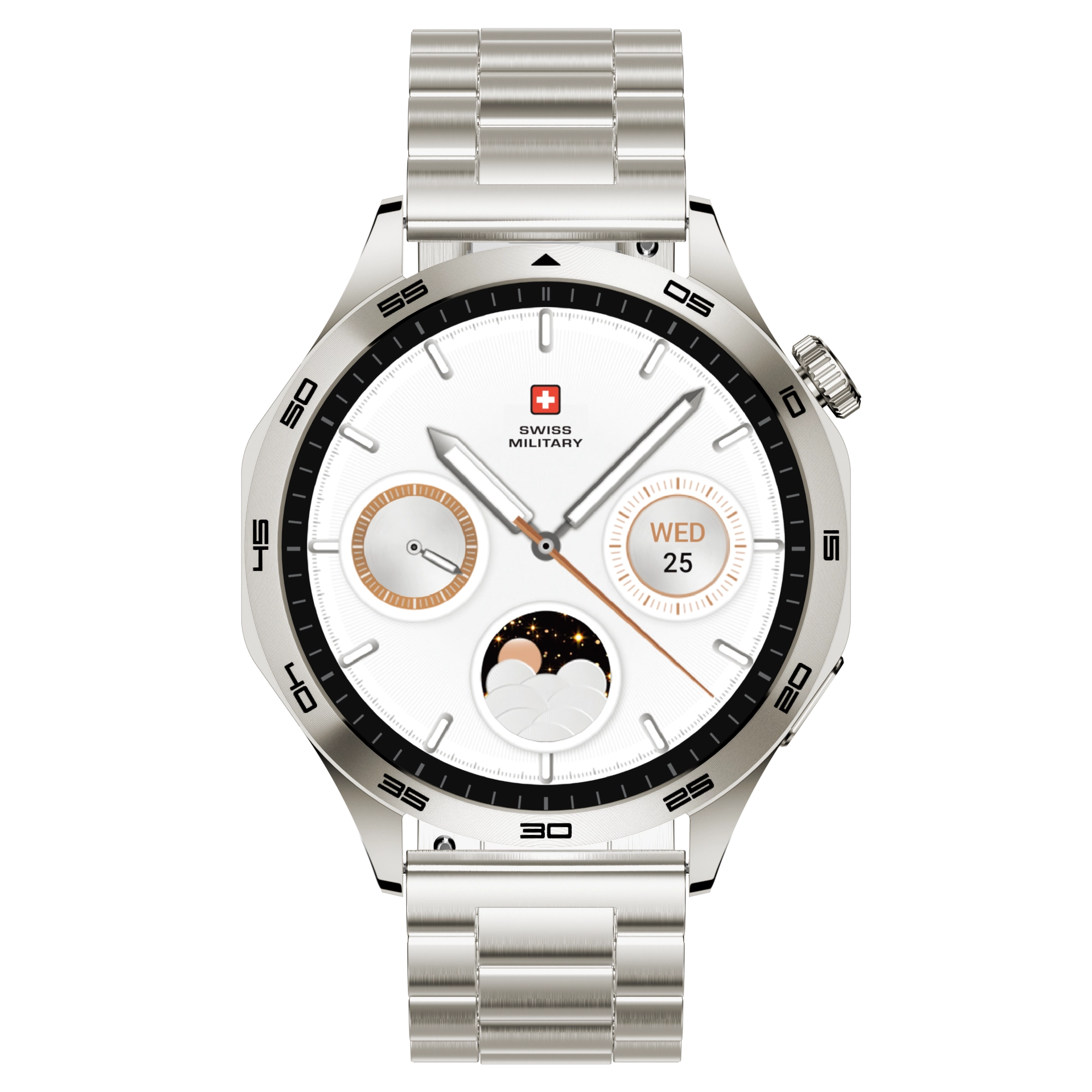 Smartwatch 45mm Stainless Steel GPS