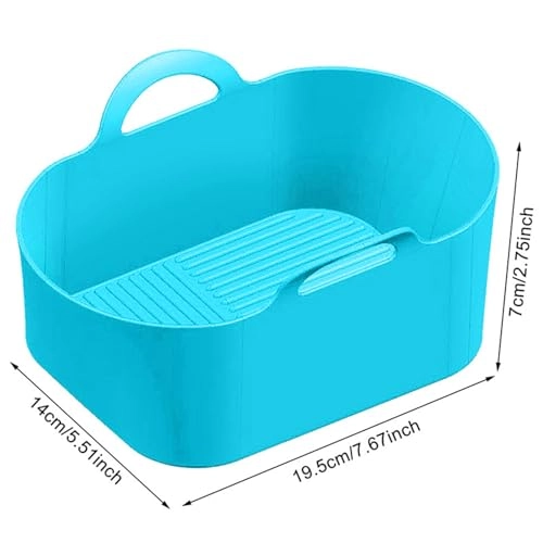 Dual Air Fryer Silicone Pot 1