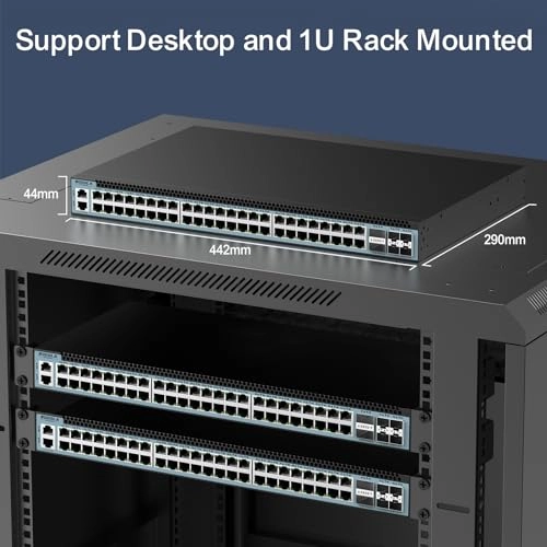 48X2.5G+4X25G SFP+2X40G QSFP(Managed) 48-ports