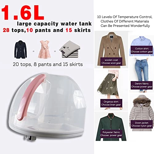 Garment Steamer - 2000W 1.6L Upright