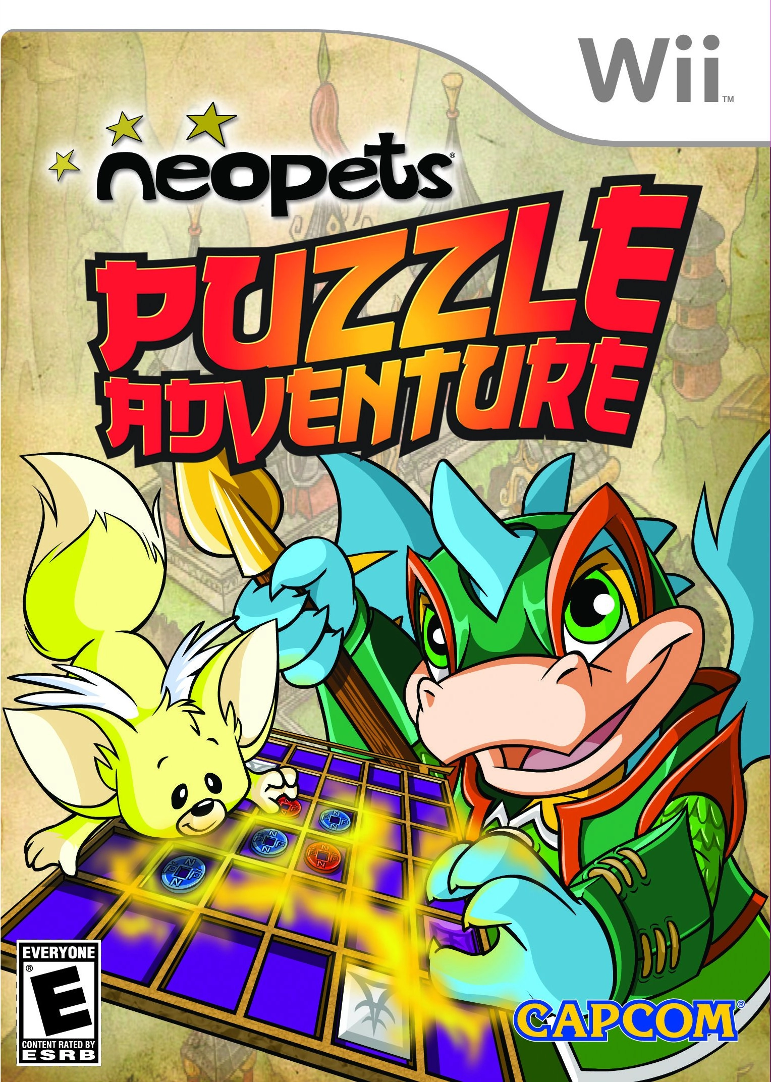 Capcom Neopets Puzzle Adventure - Nintendo Wii