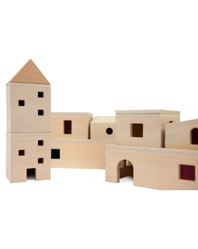 Wooden Village - 24 months and up 13 pieces