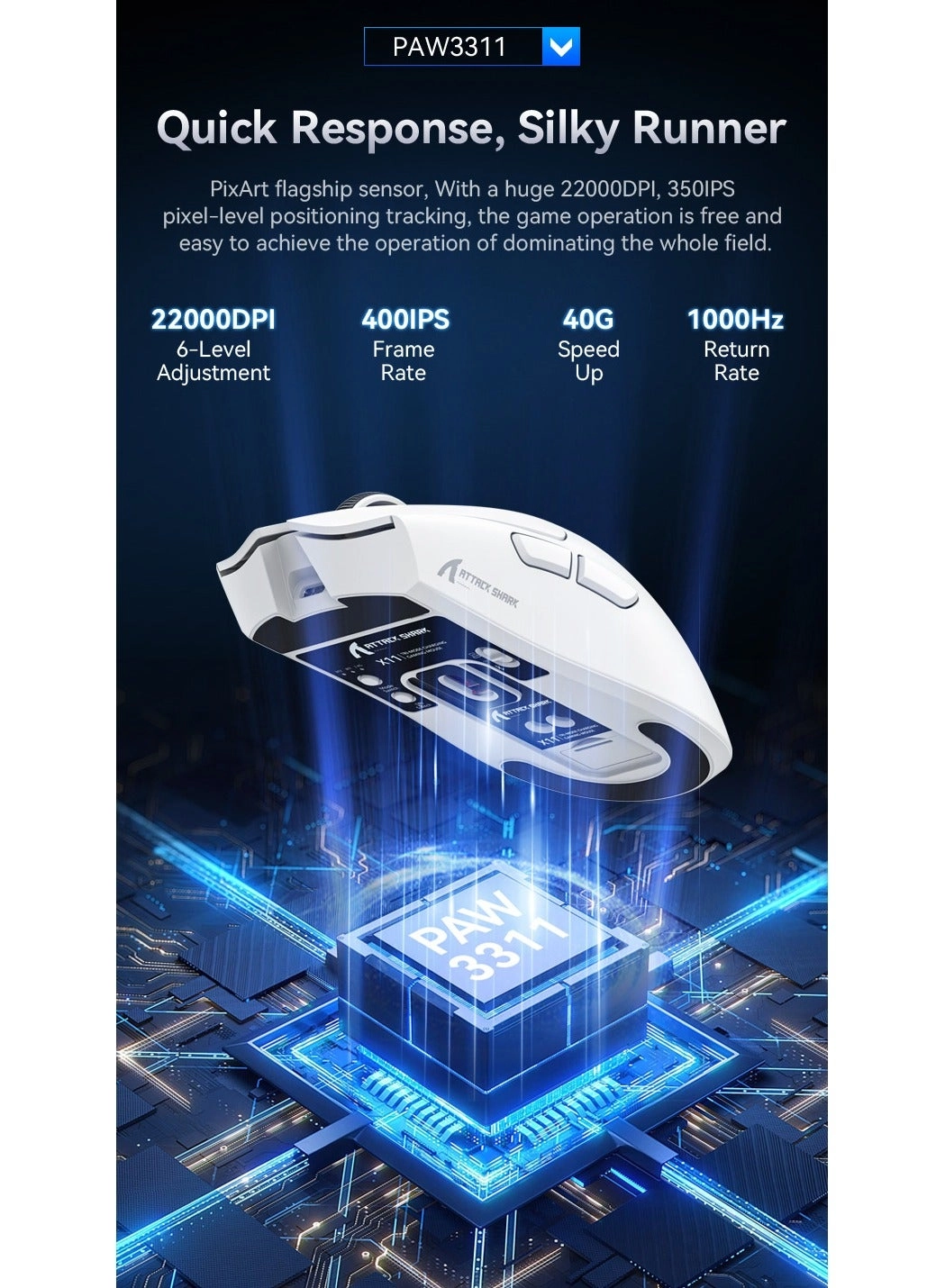 X11 Gaming Mouse - Wireless