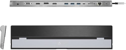 JCD543 - USB-C Triple Display Docking Station 100W Power Delivery