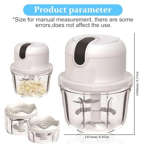Electric Chopper - 350 ml 250 ml 100 ml USB