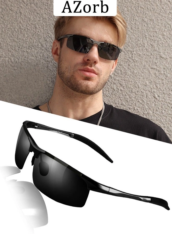 AZorb Polarized Sports Sunglasses - 62 mm Black