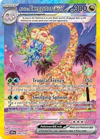 Pokémon Alolan Exeggutor ex 242/191