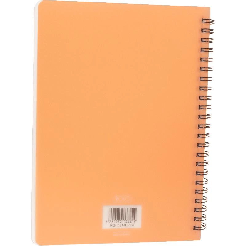 Notebook 19 X 26 cm Spiral - Grid 100 Sheets