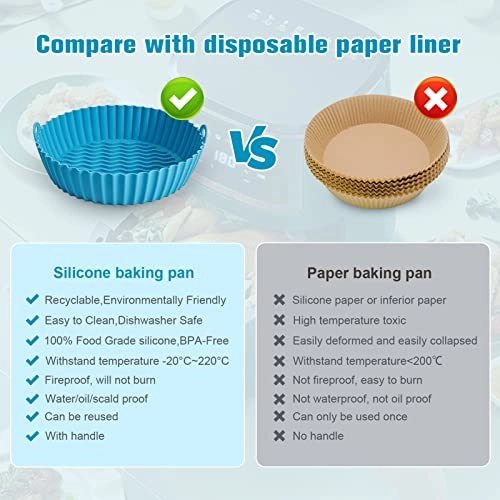 Air Fryer Silicone Liner - Silicone 4PCS
