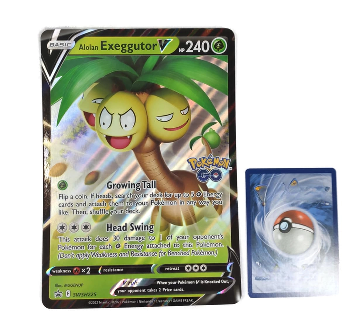 BB-Toy-Trades Alolan Exeggutor V SWSH225 - Single Card