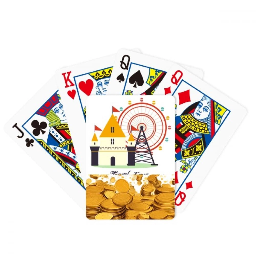 no/no Visiting theme park in South Korea - Playing Card