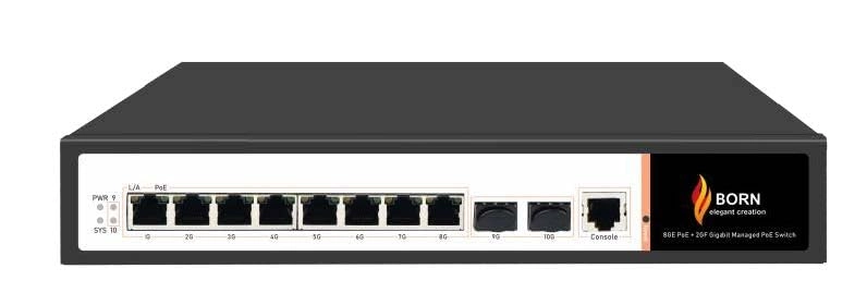 BORN ELEGANT CREATIONS BC2208GM2F 8-ports