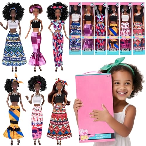 Toy Doll Playset - 11.5 inch 6 Pack Ages 3+