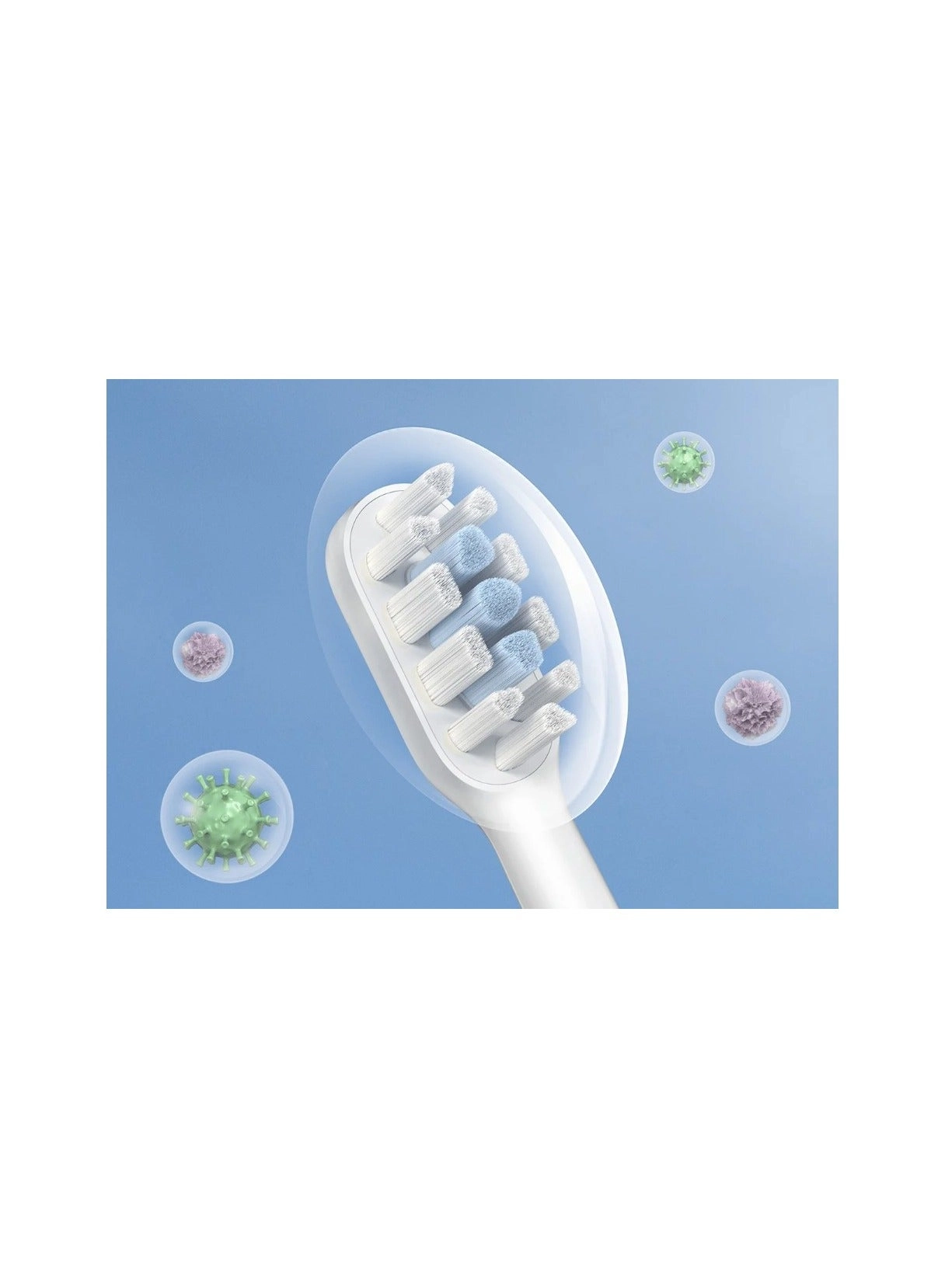 T302 Replacement Heads - White 3 Pcs