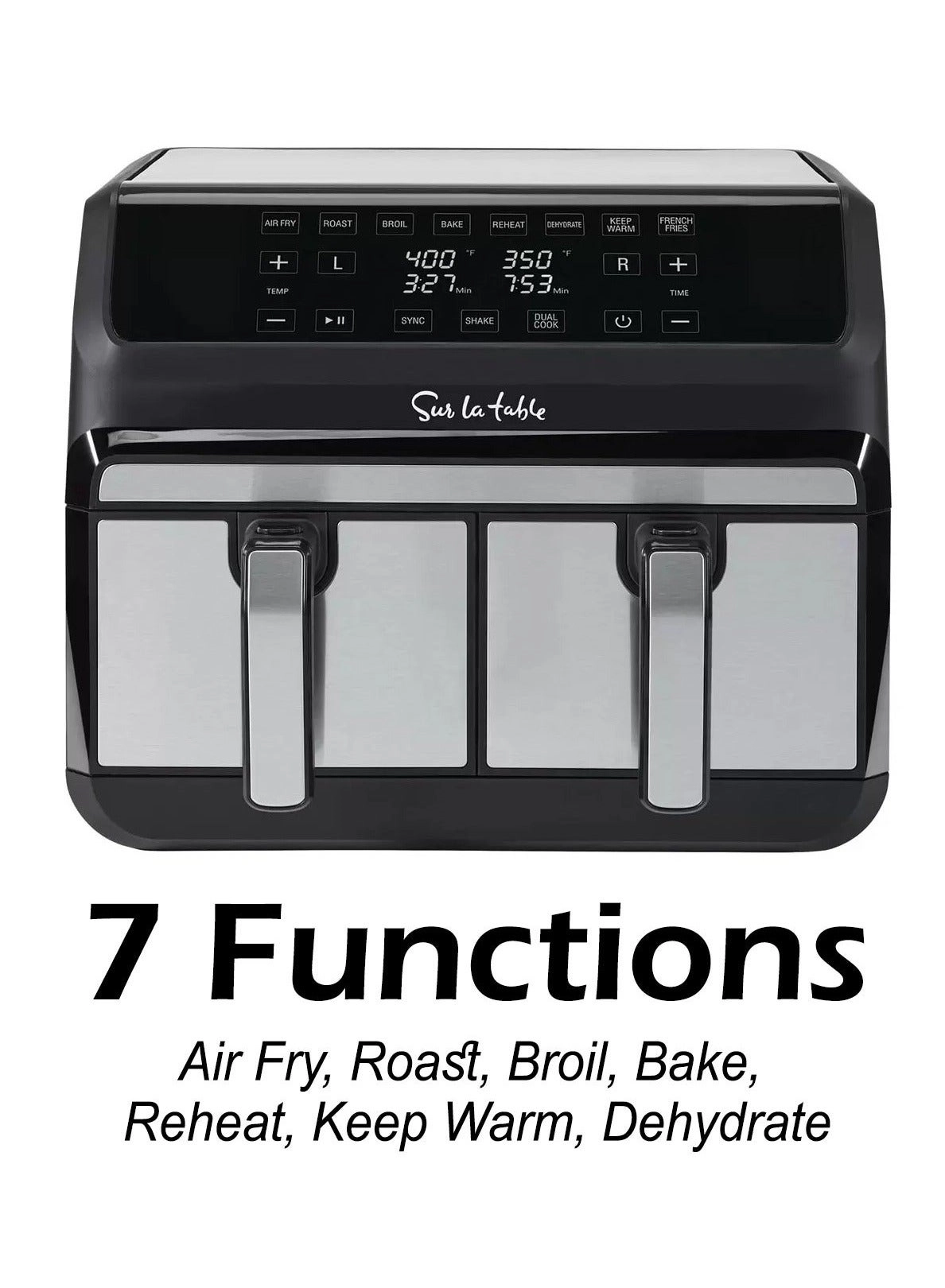 Digital Dual Basket Air Fryer SLT-1802