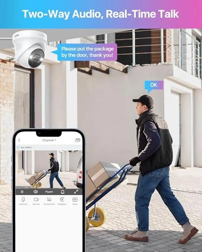 24CH NVR - 4TB HDD + 4K Outdoor IP Camera