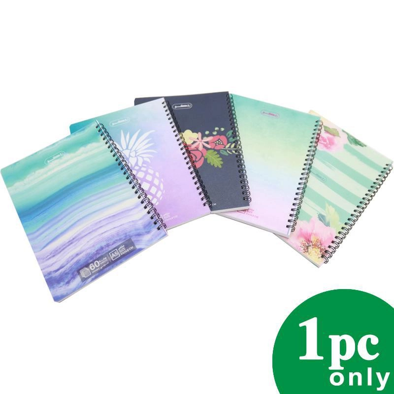 Notebook 19 X 26 cm Spiral - Grid 100 Sheets
