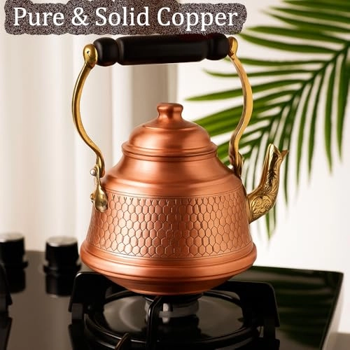 Turkish TeaPot - Copper 1.5 Liters