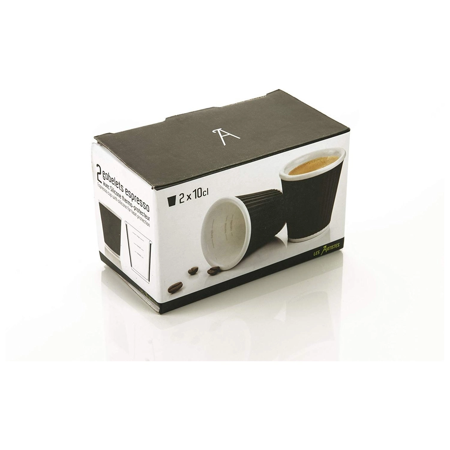 A0621 Espresso Cup - 2 pcs Ondulated