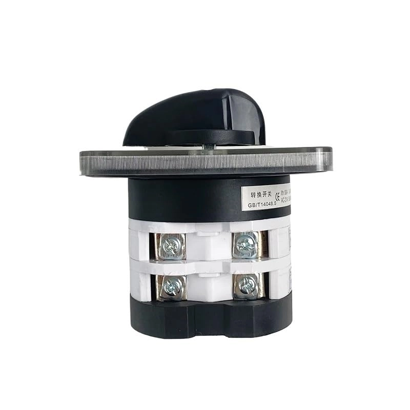 RUAJOGYNVM YMZ12-50/2(0-1) - 50A 2 Pole 8 Terminals Rotary Cam Switch