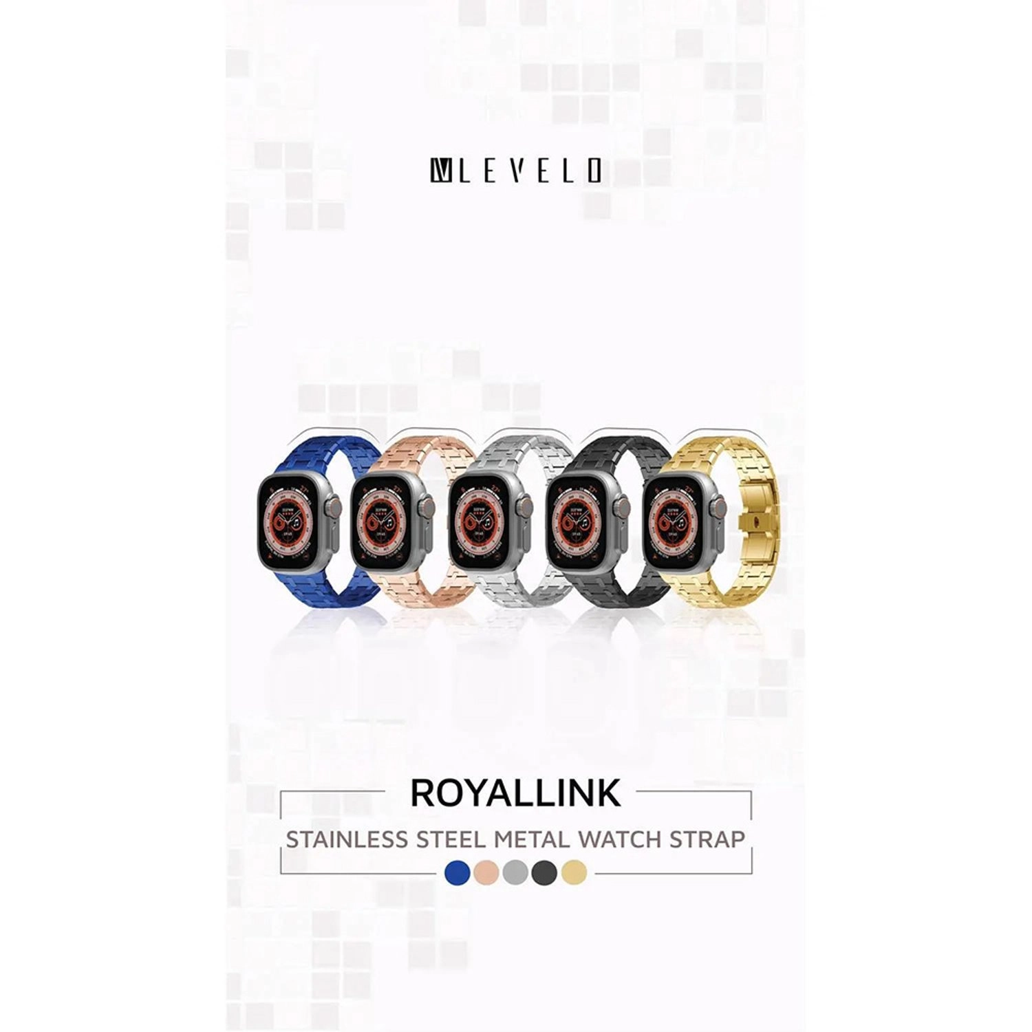 RoyalLink Watch Strap for Apple Watch SE/7/6/5/4/3 - 45mm/49mm