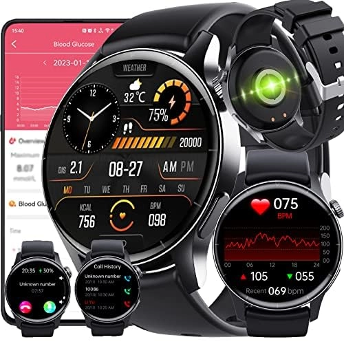 Health and Fitness Smartwatch - 1.35" 360*360 IP67