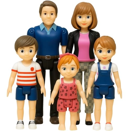 Family Dollhouse People - 3 years 5 pcs