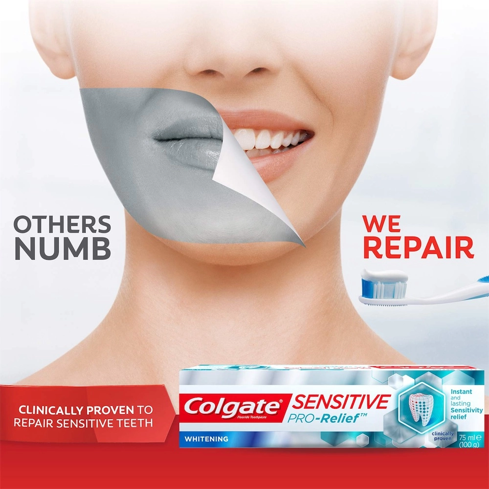 Sensitive Pro Relief Whitening Toothpaste 75ml