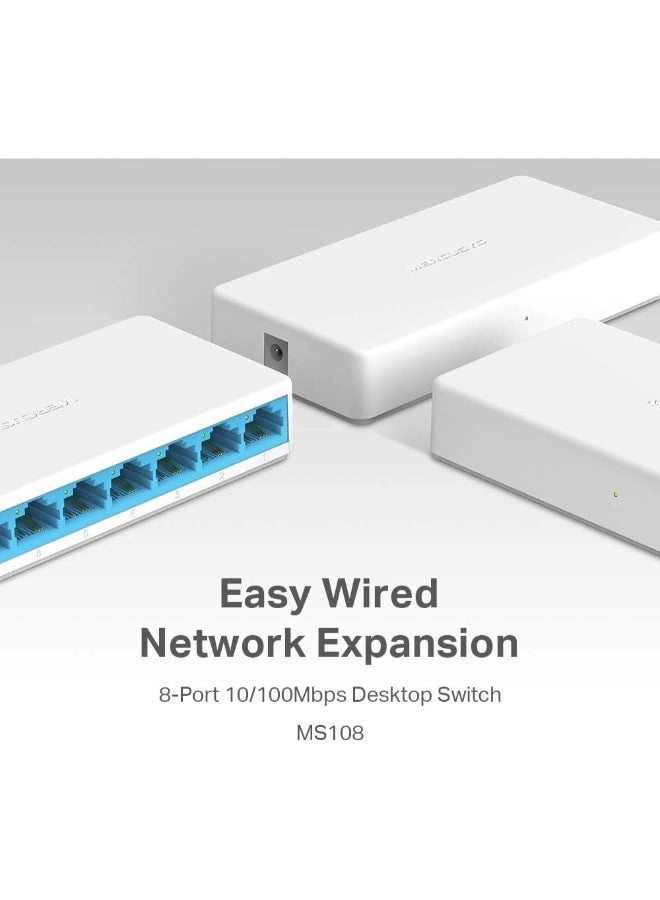 MS108 8-ports