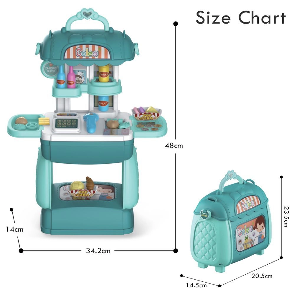 Role Play Shopkeeper Toy Set Satchel - 35pcs (SAM-LS_RPST_MSGR)