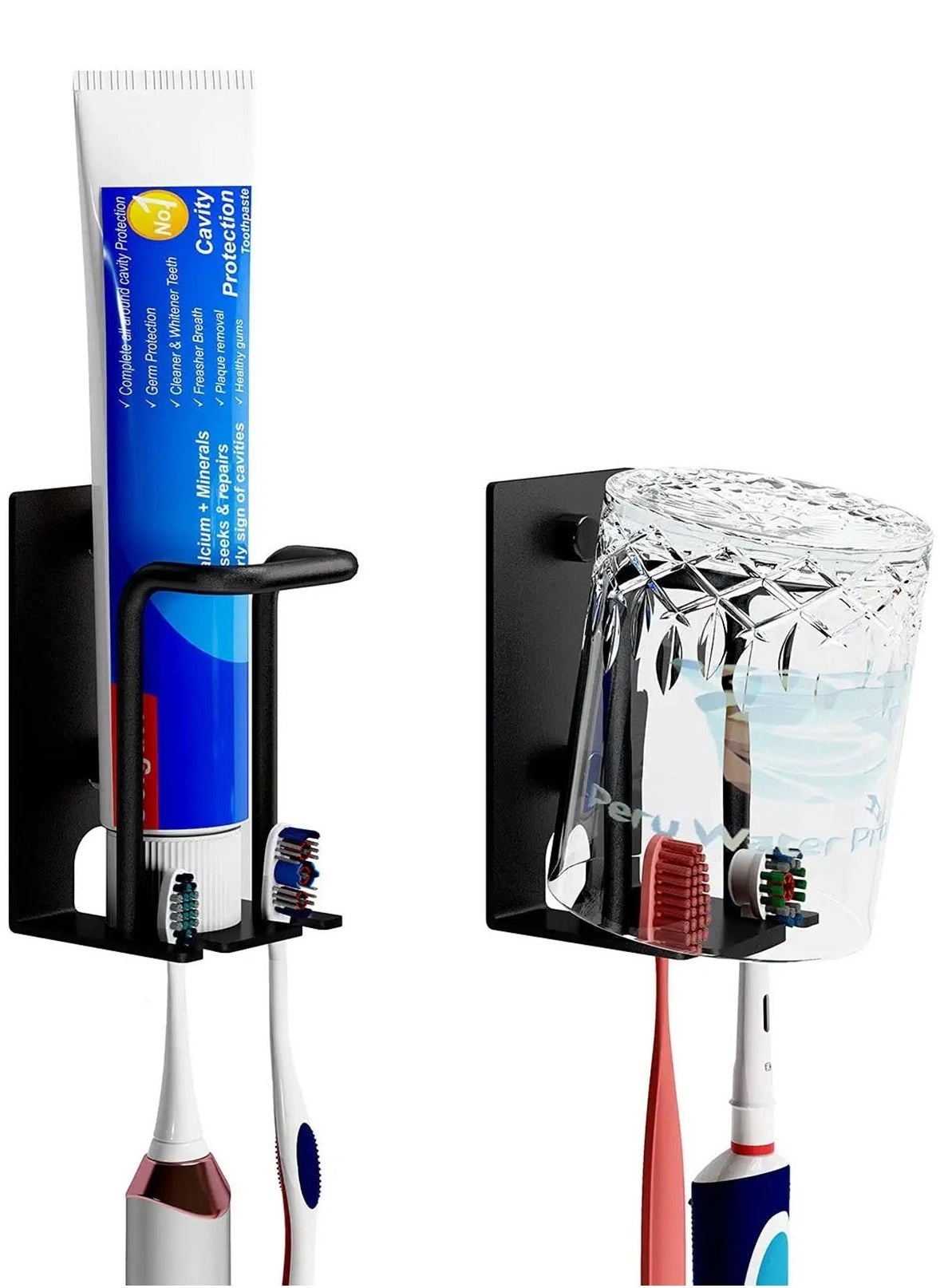Wall Mount Toothbrush Holder
