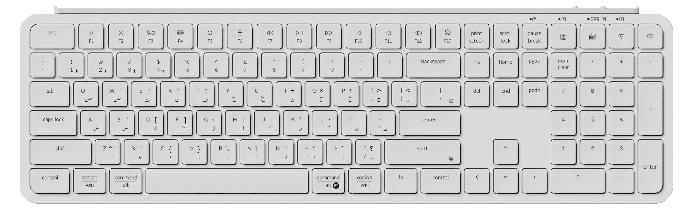Keychron B6 Pro - AR/EN Wired/Wireless