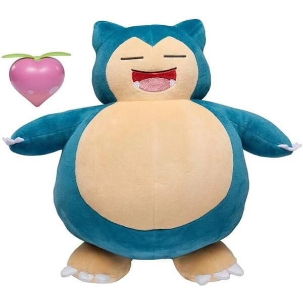 Pokémon Snorlax Snooze Action 25.7 cm Plush - over 20 unique sounds