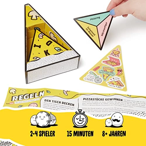 P wie Pizza: Families Word Game - Card Game
