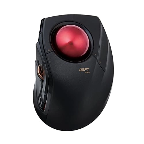 DEFT PRO Trackball Mouse - Bluetooth, Wired, Wireless